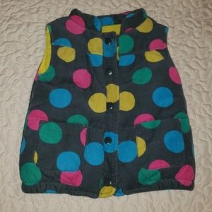 Toddler girl corduroy vest